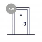 subcategorie portes d'entree en ALU