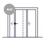 subcategorie portes coulissantes en ALU